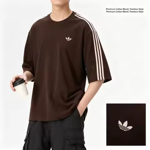 New Adidas Clover T-Shirt Men's Sportswear Fitness Training Running Exercise Comfortable Breathable 