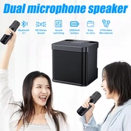 Portable Bluetooth Karaoke Speaker Wireless Microphone Home KTV HiFi Bass Sound System KD-203