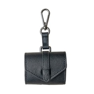 客製化禮物 AirPods Pro/AirPods 3 皮革耳機保護套 - 黑色