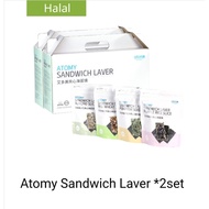 Atomy Seaweed Sandwich Laver expired august 2024 SG stocks last 2 boxes special promotion