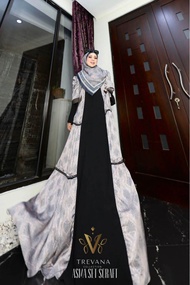 (READY) GAMIS SYARI VOAL SET ASMA SERIES by TREVANA