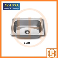 Isano Single Bowl Sink - B660