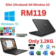 WINDOW LAPTOP HP G4 ULTRABOOK SLIM SSD 4GB RAM 16GB SSD EXCEL POWER POINT WORD BUSINESS LAPTOP