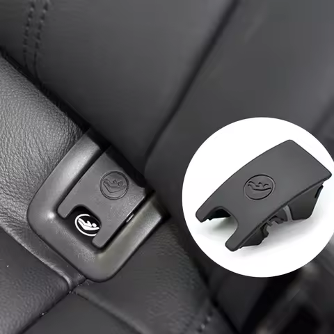 Car Rear Child Seat Anchor Isofix Slot Trim Cover Button for AUDI A4 09-16 A6 13-18 Car ISOFiX Cover
