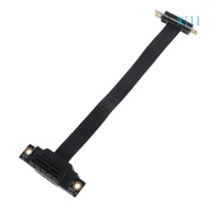 Will 15cm 5 9inch PCI E 1X to 1Gen 90 Degree Extender 36Pin 1X Extension Cable Line