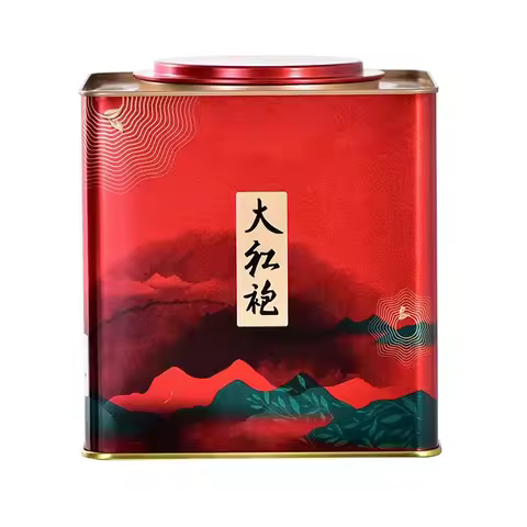 High-end Customized Famous Tea Box Da Hong Pao Iron Box Tie Kuan Yin Horseshoe Mouth Iron Box Jasmin