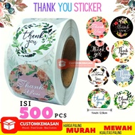 Thank You Sticker 500 pcs Thank You Sticker/ Food Sticker/