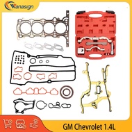 Engine Head Gasket Set Turbo Timing Tool Kit Fit 1.4 L L4 GAS A 14 NET LUJ For 2011-2015 GM Chevrole