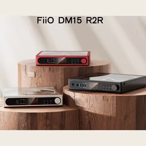 FiiO DM15 R2R portable HIFI Bluetooth CD player with 4.4 balanced track capture fiber coaxial output