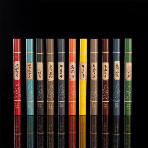 Eleven fragrances to choose from, pure natural 20g incense, burning for about 30 minutes/stick, abou