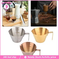 [Lovoski] Espresso Pouring Cup Espresso Measuring Cup Coffee Mug Single Spout Bar Drink Mugs Pitcher