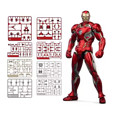 Original Fondjoy Iron Man MK45 Model Kit Infinity Saga Ironman Mark 45 Assembly ABS Joint Movable Ki