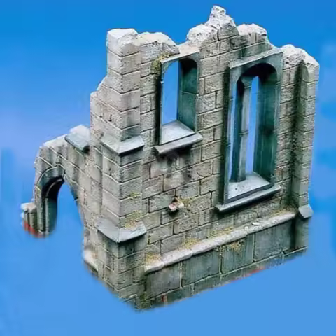 L 13.5CM x W 10.5CM x H 18CM Resin Model Kit GK, scene theme, unassembled and unpainted 535C