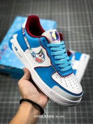 耐吉Nike Air Force 1 哆啦A夢聯名 空軍一號低幫運動休閒板鞋 女鞋 男鞋