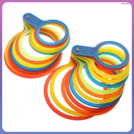 2 Pcs Fruit Grading Circle Farmer Gauge Tool Classification Citrus Sizing Measure Tools Circles  dai