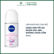 Lăn Khử Mùi Nivea Extra Brightening Sáng Mịn Tối Ưu 50ml Extra Brightening Hasaki Sản Phẩm Chính Hãn
