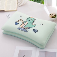 Qiyun 2024 New Arrival Class a Summer Cool Infant Kids Cute Cartoon Memory Foam Low Loft Pillow Student Pillow