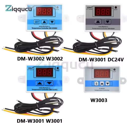W3001 W3002 W3003 DM-W3001 DM-W3002 LED Digital Temperature Controller Thermostat Thermoregulator Se