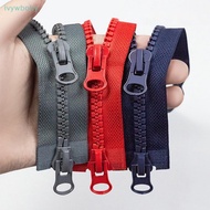 [IVY] Resin Zipper Open-end Single/double Sliders Zippers Two-way Jaet Coat Long Zip Diy Bag Garment