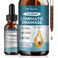 Totaria Liposomal Lymphatic Drainage Drops 11 In 1 Organic Lymphatic Drainage Supplement With Burdoc
