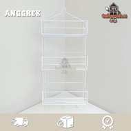 SIERRA Rak Bumbu Gantung 3 susun/ Rak Kamar Mandi / Rak Besi Serbaguna / Rak Sabun TYPE ANGGREK