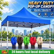 Heavy Duty Pop Up Canopy Tent 10x10 / 10x15 FT Waterproof UV Protection Foldable Gazebo Outdoor Tent