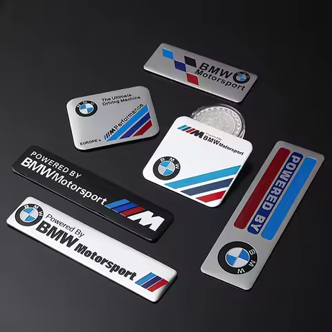 -BMW Decorative Car Stickers M-series Trunk Decal Accessories For BMW E46 E90 E60 F30 F10 E39 E36 F2
