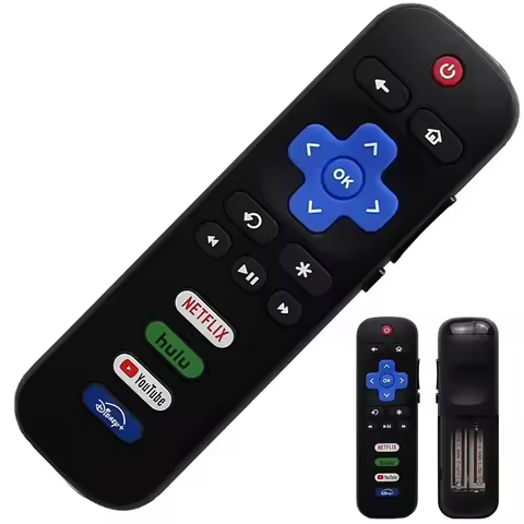 RC280A Smart TV Remote Controller Stable Signal Channel Control For TCL Hisense Onn Roku TV Living R