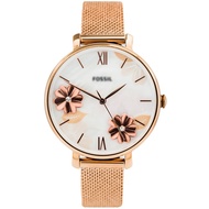 Authentic Women Jacqueline Pear Dial Rose Gold Stainless Steel Watch ES4534 Jam Tangan Wanita Peremp