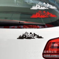 Foreign Trade Car Stickers Mountains Reflective Decals Window Glass Body Bumper Laptop Computer Stic