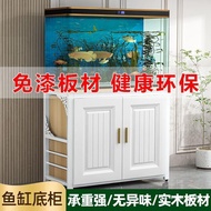 QM🏅Fish Tank Cabinet Aquarium Base Cabinet Household Living Room Small and Medium-Sized Aquarium Shelf Fish Tank Rack Tu