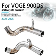 For VOGE 900DS 900 DS DS900X DS900 X 2024 2025 Motorcycle Exhaust system Mid Link Pipe Connect Muffl