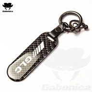 Carbon Fiber Keychain Key Ring Emblem Pendant For Mercedes Benz AMG CLA CLK CLS GLA GLC GLE GLK GLS 
