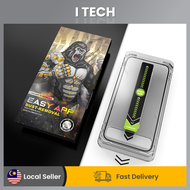 I TECH Power Gorilla Screen Protector 9H + Easy App Installation Kits Tempered Glass for iPhone 16 1