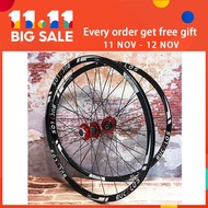 BUCKLOS Bicycle Wheelset 26 27.5 29 Mountain Bicycle Wheel QR TA Hub Front Rear MTB Wheel Set Bike P