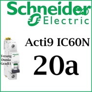 MCB Schneider 20Amper Ic60 Mcb Acti9 20 Ampere Mcb Ic60 Schneider Acti9 20A A9F741020 MCB Ic60N Schn