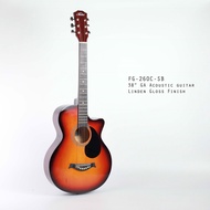 กีตาร์โปร่ง 38 นิ้ว Fortis FG-260C เคลือบเงา งานสวย เสียงดี แถมปิ๊ก กระเป๋า