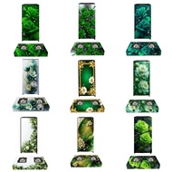 HIJAU 1 DOOR REFRIGERATOR AND 2 FUNERAL STOVE STICKER WITH GREEN FLOWERS