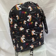 Unicorn Pattern School Backpack | Middle School Elementary School Girls Bag |Free Pencil Case