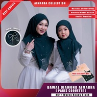 [PARIS COQUETTE] Bawal Diamond by Aimarra material Chiffon Voile Premium (Chiffon+Cotton) Tudung Squ