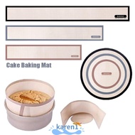 KAREN Cake Baking Mat, Silicone High Temperature Resistant Cake Pan Liner, Easy Clean Nonstick Easy 