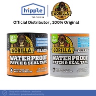 Gorilla Waterproof Patch & Seal Tape - Black (10.16cm x 3.04m/10ft) & Clear (10.16cm x 2.43m/8ft)