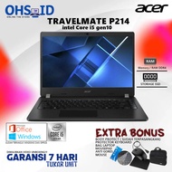 ACER TRAVELMATE P214 i5 GEN 10 RAM 16GB-SSD 512GB 14" INCH W 11 free BAG LAPTOP-MOUSE