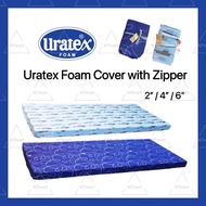 Original URATEX FOAM COVER / BEDSHEET / COVER ONLY for 2” and 6” THICKNESS FOAM with Zipper