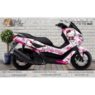 Decal Nmax Hello Kitty Stiker Full Body Motor Yamaha Nmax OLD