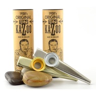 Downey Musical Instruments (Clarke Original TIN Kazoo Metal (Gold/Silver) Made In Uk