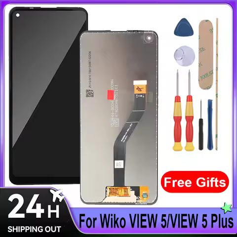 For Wiko View 5 View 5 Plus LCD Display + Touch Screen Full Assembly Mobile Phone Replacement Parts