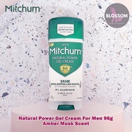 Mitchum - Natural Power Gel Cream For Men 96g, Amber Musk Scent เจลครีมระงับกลิ่นกาย สำหรับผู้ชาย