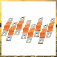 (HARB) 8Pcs High-Grade Nickel-Plated Copper Bus Bars Nickel-Plated Copper Bus Bars Kit for Solar Pow