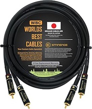 Custom Made - Audio Cable Bundle - Gotham GAC-4/1 &amp; GAC-1 Ultra Pro and Mogami 2497 with Neutrik Rean &amp; Eminence Locking RCA Plugs